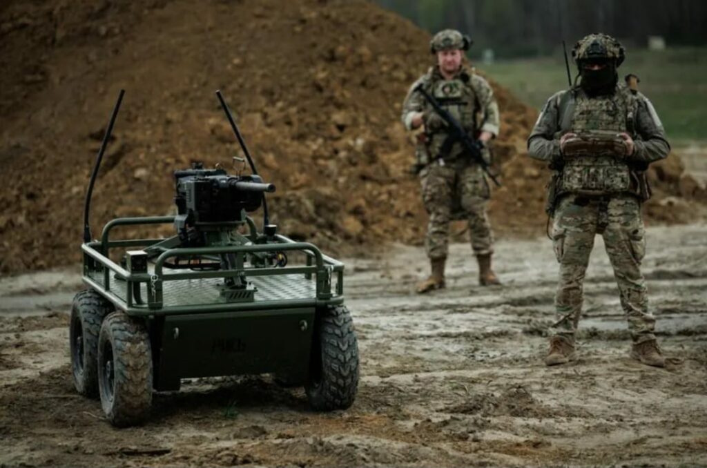 Drone terrestre ucraniano forçou soldados russos a se renderem