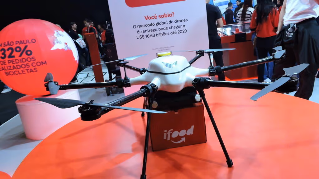 iFood utiliza drones para realizar entregas em Sergipe