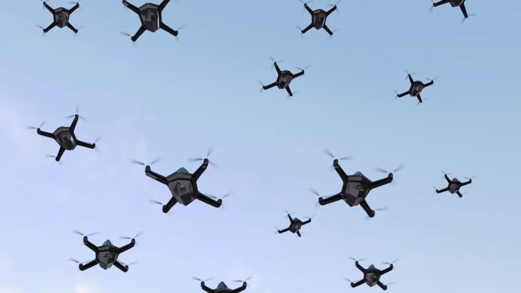 Suécia testa enxame de drones e marca nova era na defesa mundial