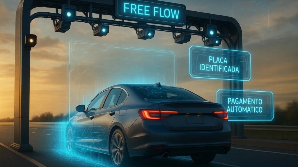 Como funciona o pedágio Free Flow no Brasil e por que tantos motoristas estão recebendo multas sem saber