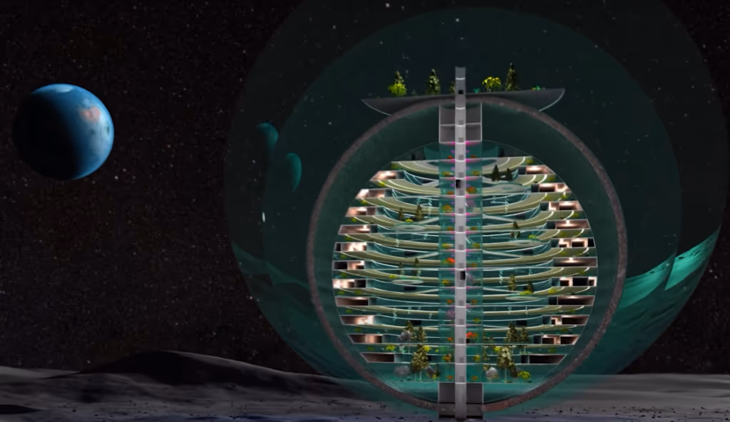 NASA planeja que a primeira colônia humana na Lua esteja em assentamentos instalados em cúpulas de vidro