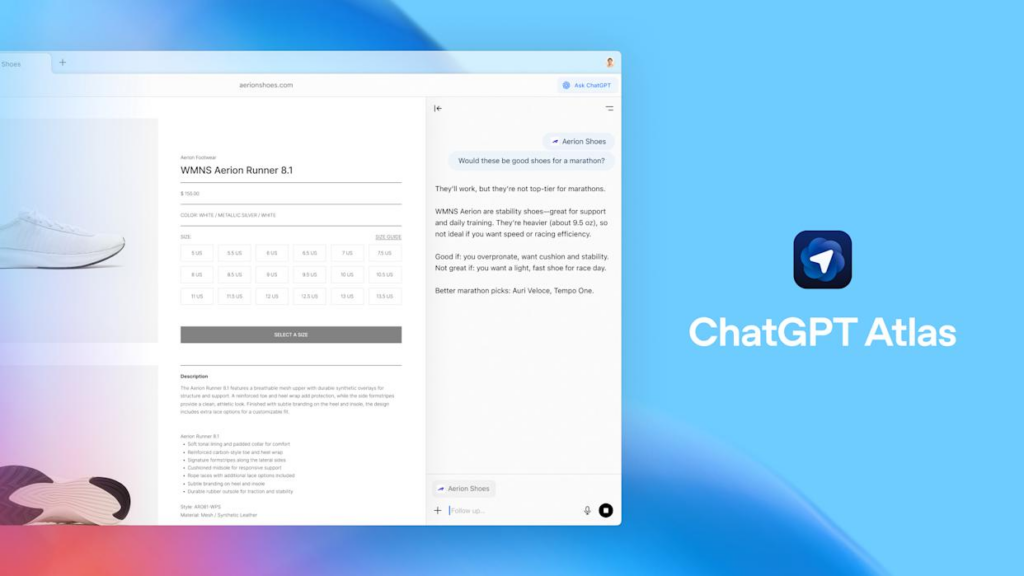 ChatGPT Atlas - Reprodução/OpenAI