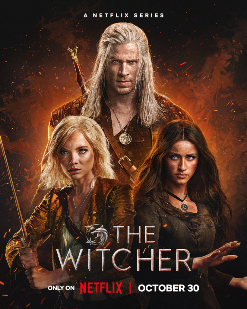 Capa da 4° temporada de The Witcher - Reprodução/Netflix