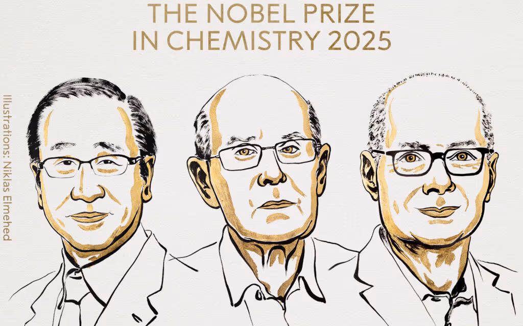 Nobel de Química premia “desenvolvimento de estruturas metal-orgânicas”