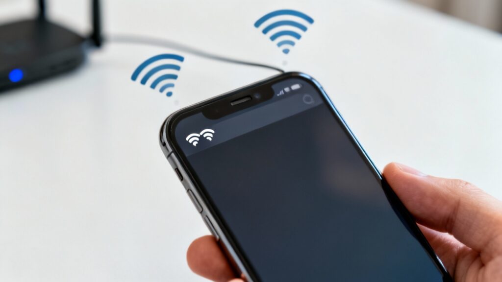 O que significa quando você vê um símbolo duplo de Wi-Fi na tela do seu telefone?