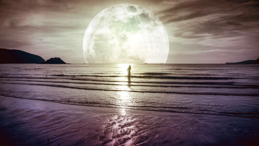 Quando é a lua cheia de outubro mais próxima da Terra do que o normal?