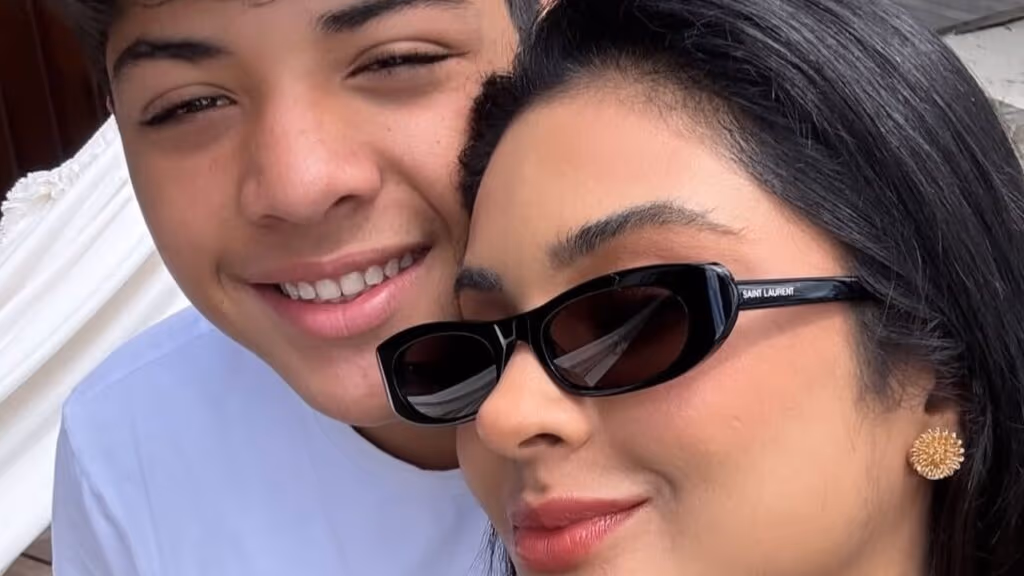 Após o susto, Yhudy, filho de Wesley Safadão, surge radiante