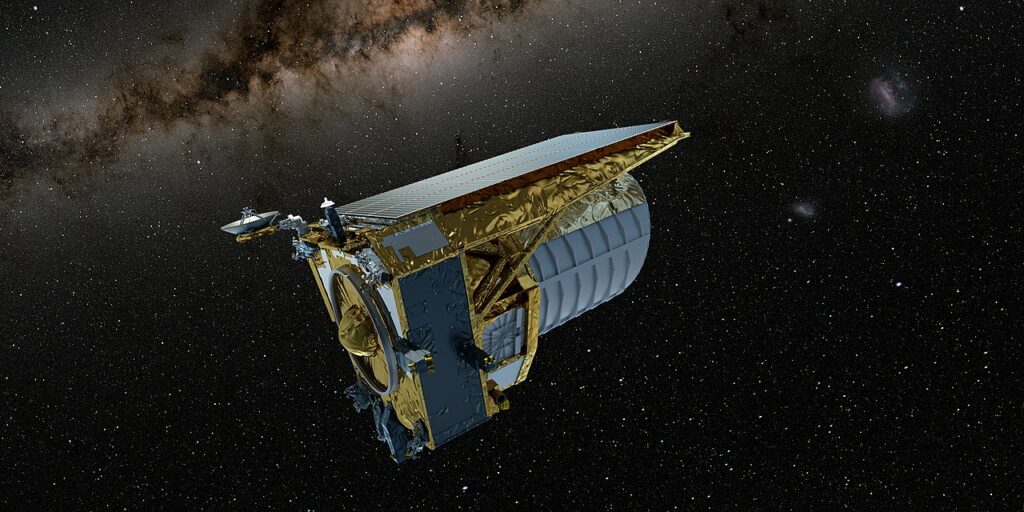 O telescópio Euclid foi o responsável por essa observação - Por ESA / Wikimedia Commons
