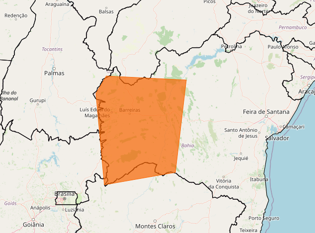 Alerta Inmet para fortes chuvas nos dias 07 e 08, veja as regiões