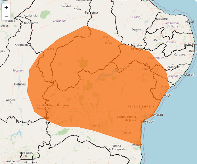 Alerta do Inmet para fortes chuvas nos dias 20 e 21, veja as regiões