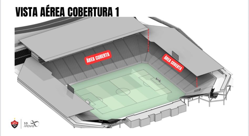 Nova arena Rubro-Negra terá aporte inicial de R$ 450 milhões e vai ter arquibancada coberta