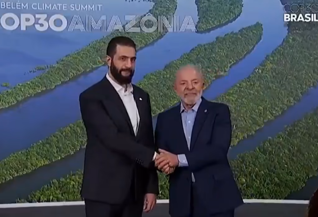 Crusoé: Ex-terrorista, presidente sírio encontra Lula na COP30