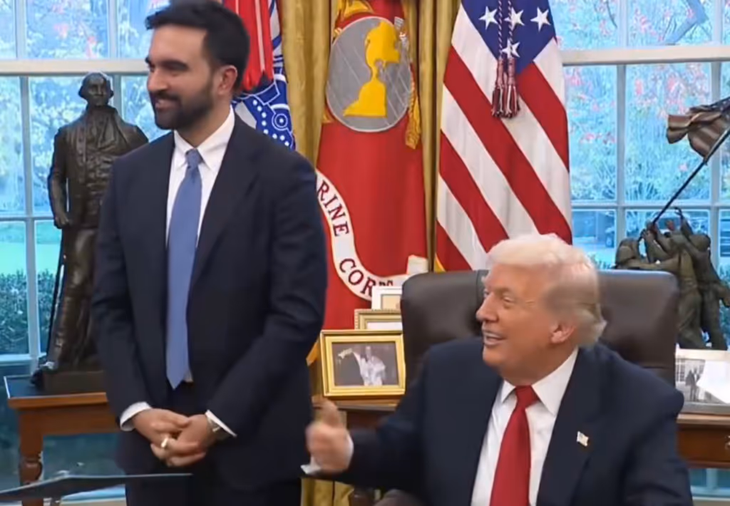 A camaradagem do “fascista” Trump com Mamdani
