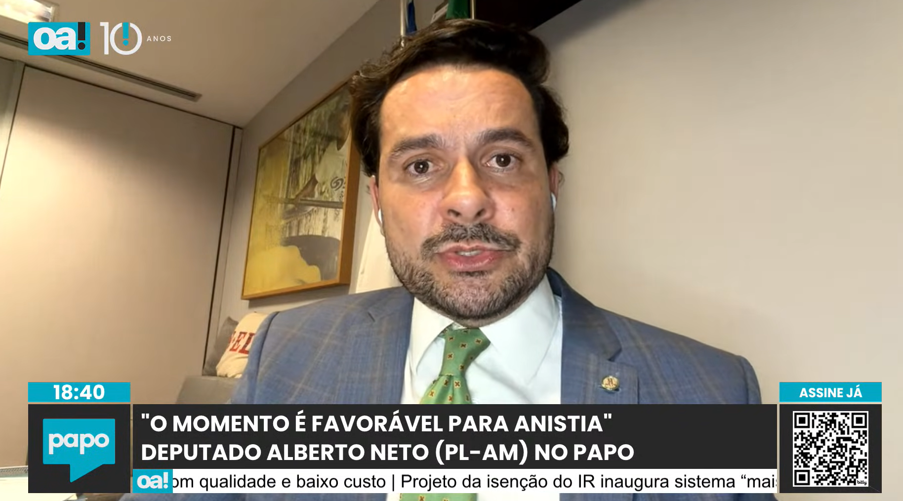 “Suprema Corte faz chantagem com Congresso”, diz deputado sobre anistia