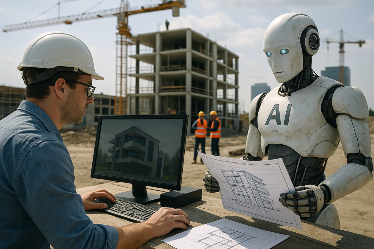 Como a inteligência artificial já está sendo usada em obras e projetos arquitetônicos