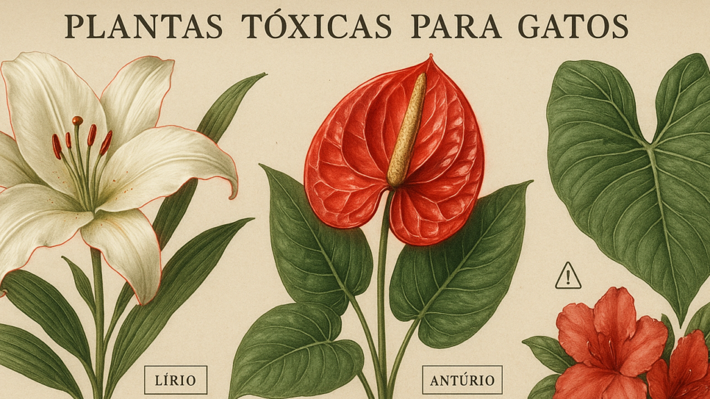 As 7 plantas mais perigosas para gatos que você precisa remover hoje da sua casa