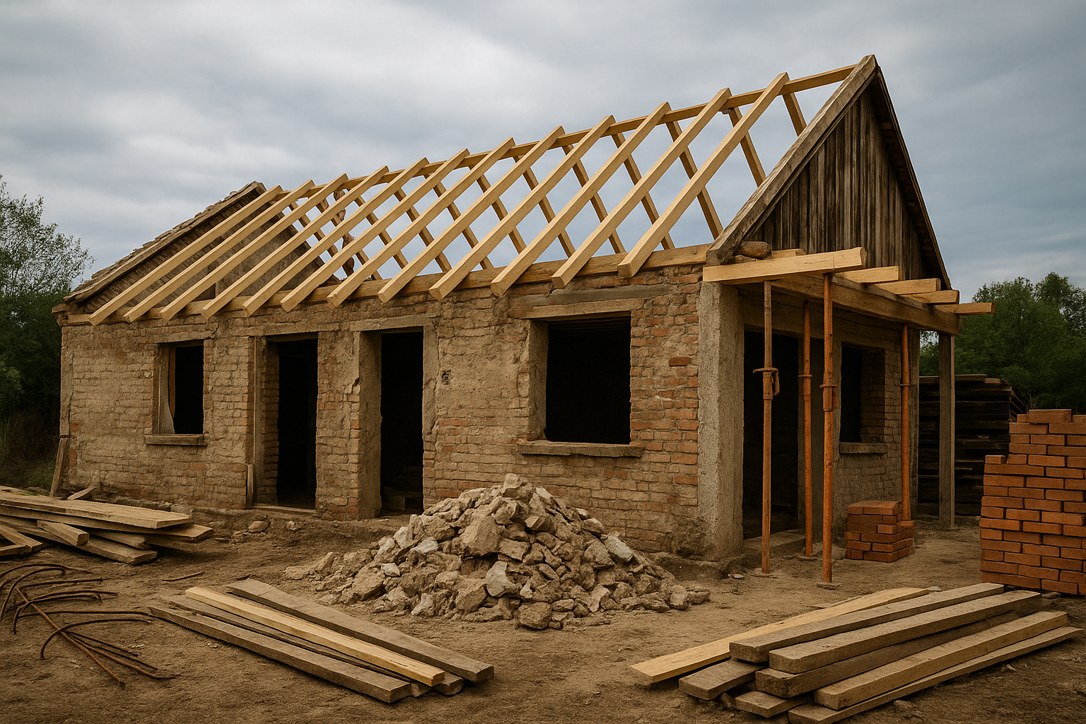 Quanto custa reformar uma casa antiga do zero?