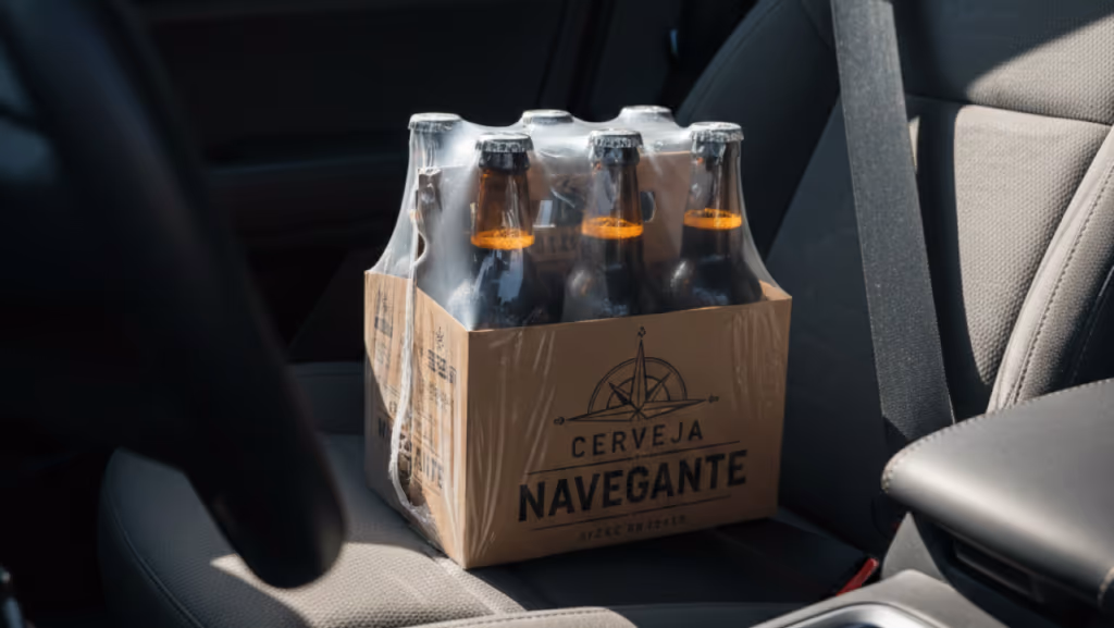 O que diz a lei sobre o transporte de bebidas alcoólicas dentro do carro?