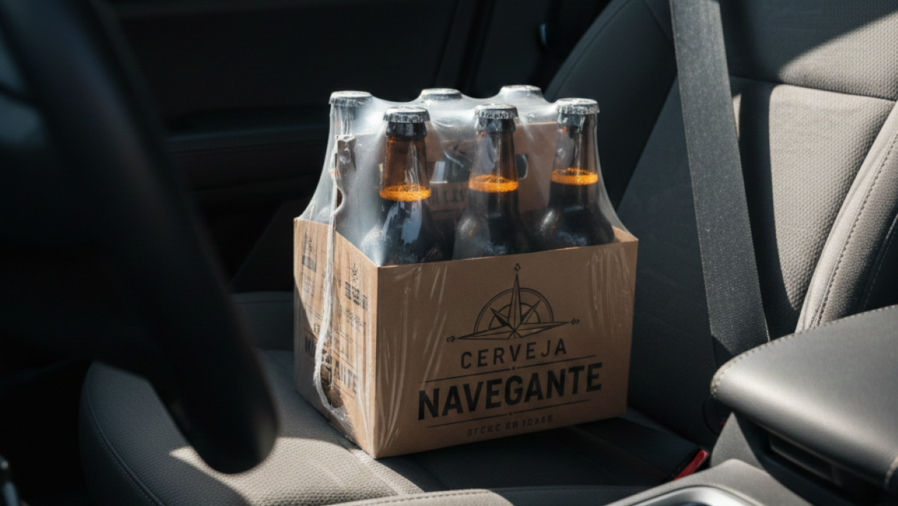O que diz a lei de trânsito sobre levar bebida alcoólica lacrada no carro?