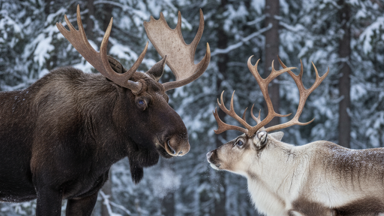 Qual a diferença entre alce, rena e veado e por que não existem alces no Brasil?