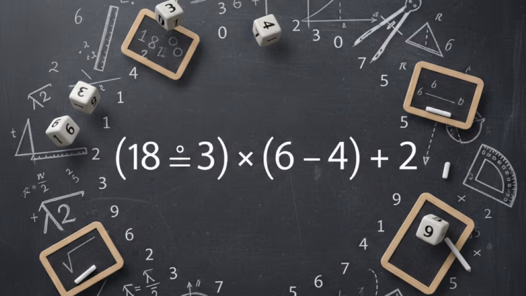 Quanto é (18 ÷ 3) × (6 – 4) + 2? Essa regrinha está confundindo professores e alunos
