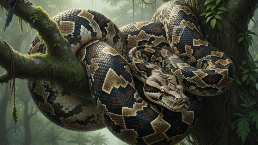 Jacaré é engolido inteiro por píton gigante e revela algo assustador