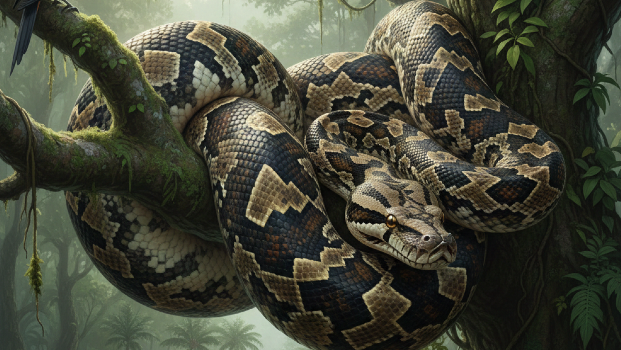 Jacaré é engolido inteiro por píton gigante e revela algo assustador