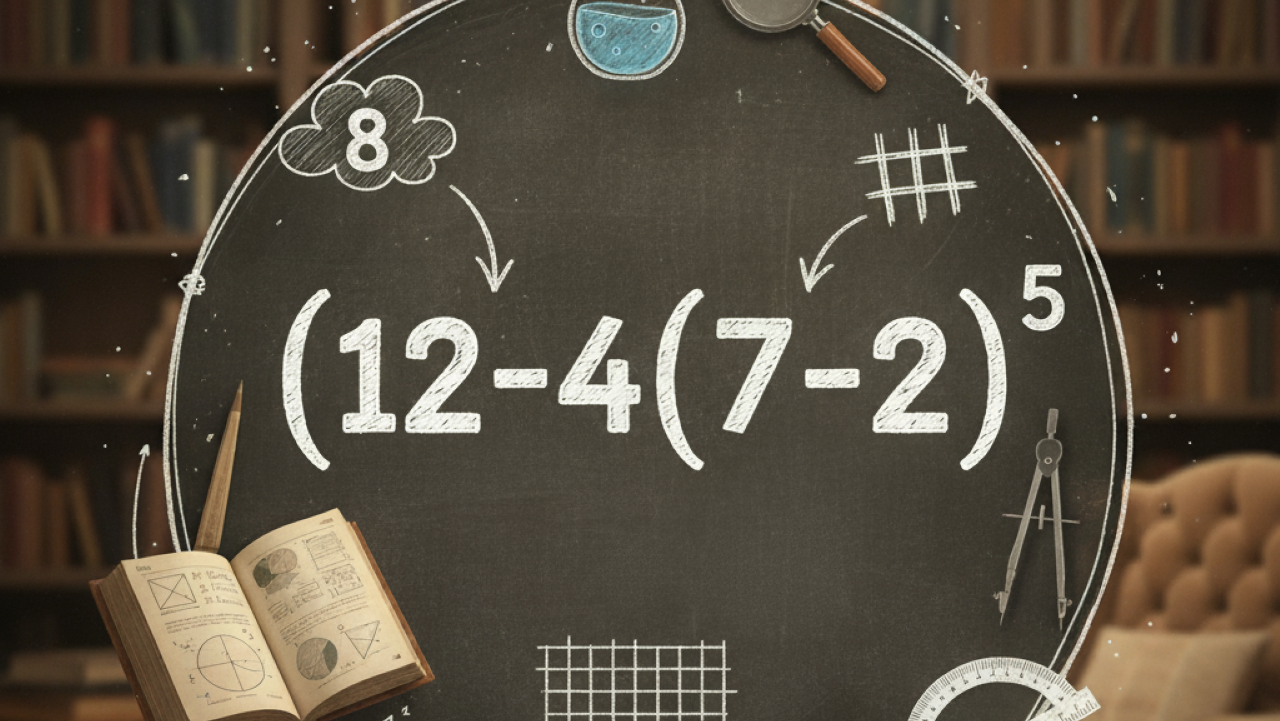 Quanto é (12-4)(7-2)? A conta mais subestimada da internet que está desafiando até adultos