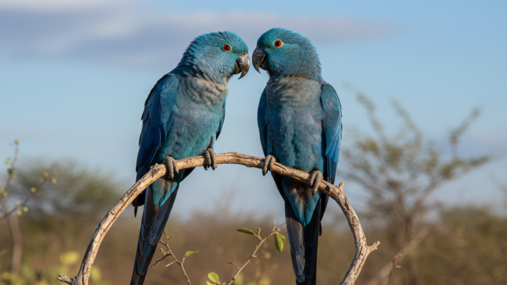 Ministério do meio ambiente confirma vírus letal nas últimas ararinhas-azul vivas na natureza