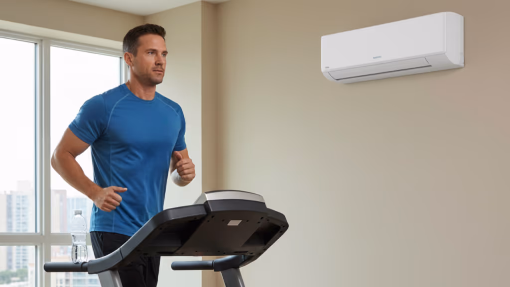 Treinar no ar-condicionado reduz os ganhos do exercício?