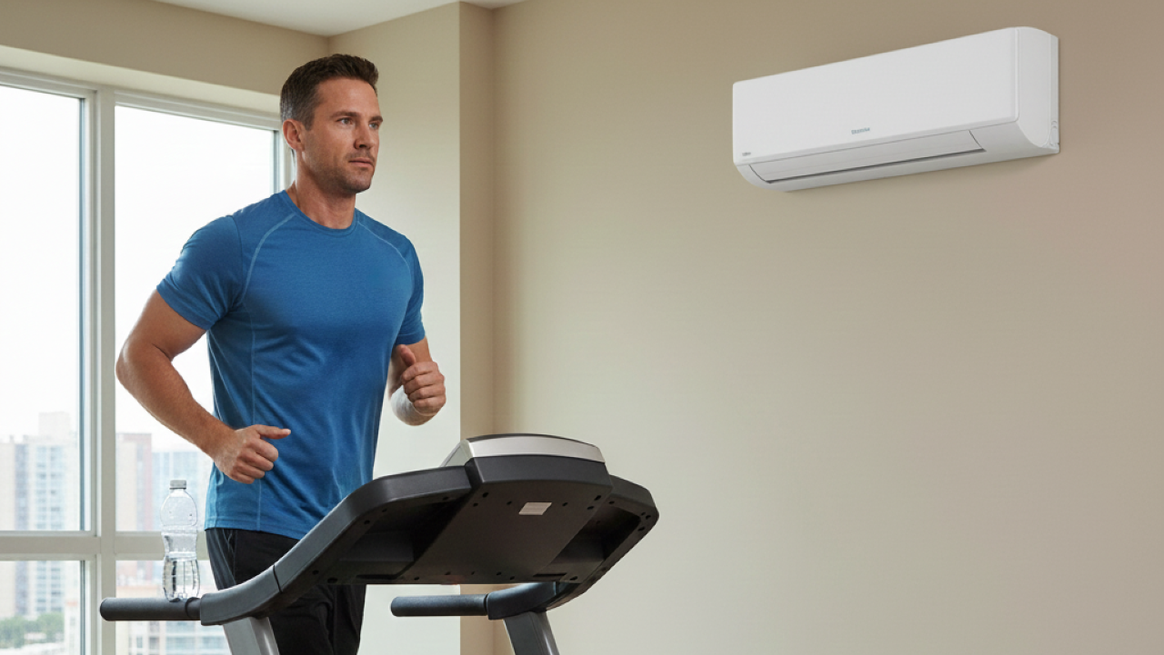 Treinar no ar-condicionado reduz os ganhos do exercício?