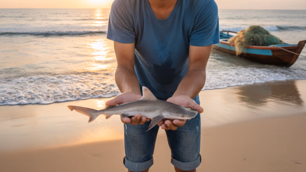 Pescador captura algo inusitado e o que ele fez depois chocou a todos