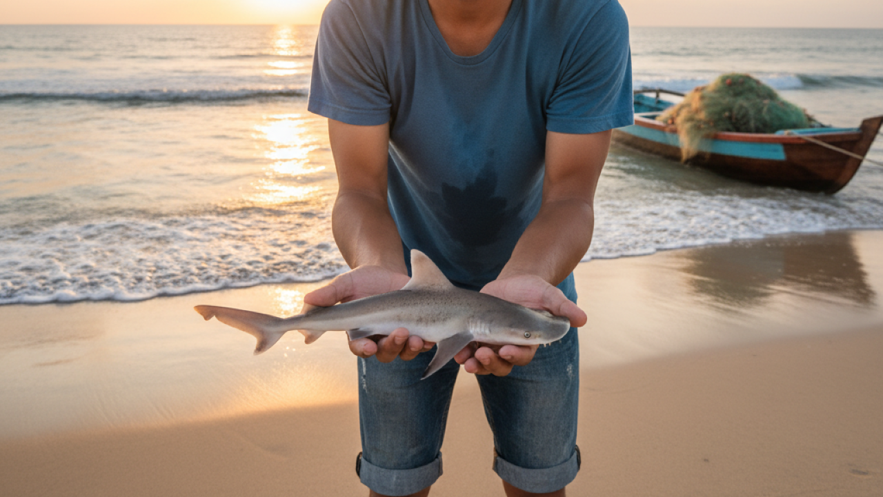 Pescador captura algo inusitado e o que ele fez depois chocou a todos