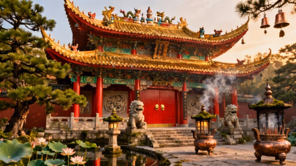 Incêndio destrói templo histórico construído em 516 d.C