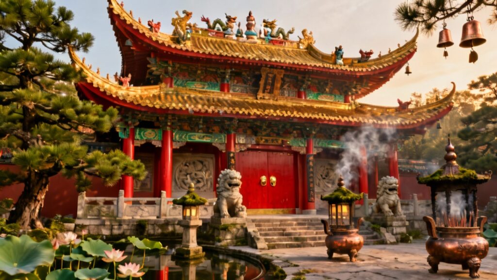 Incêndio destrói templo histórico construído em 516 d.C
