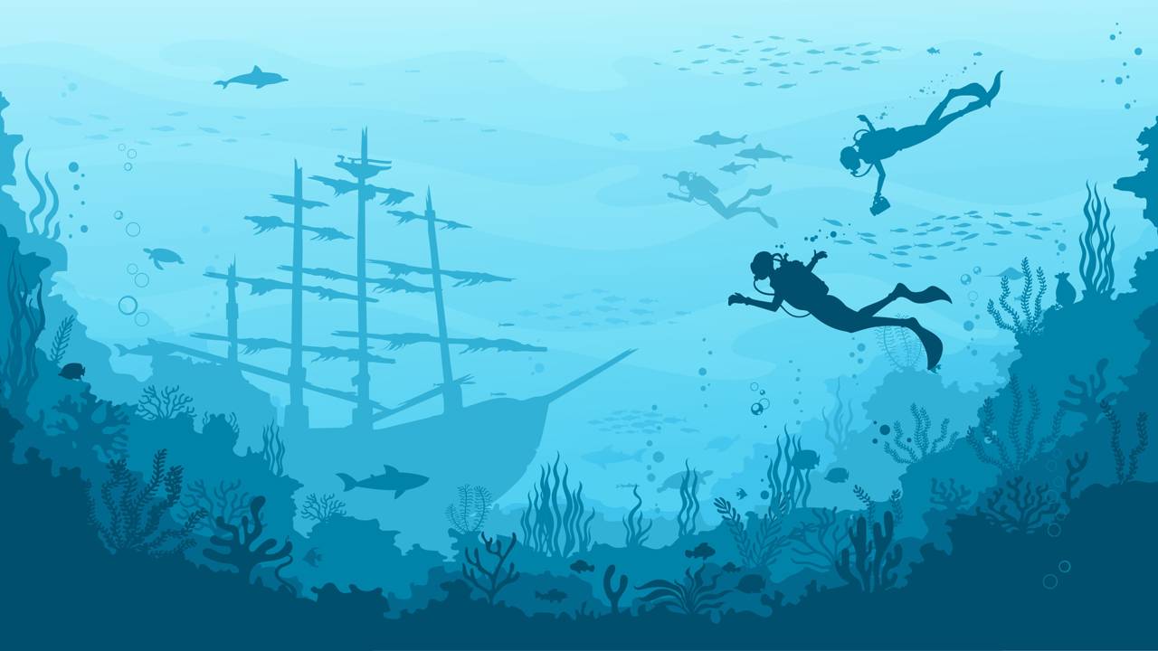 Mergulhadores encontram tesouro em ouro e prata no valor de R$ 53 milhões no fundo do mar