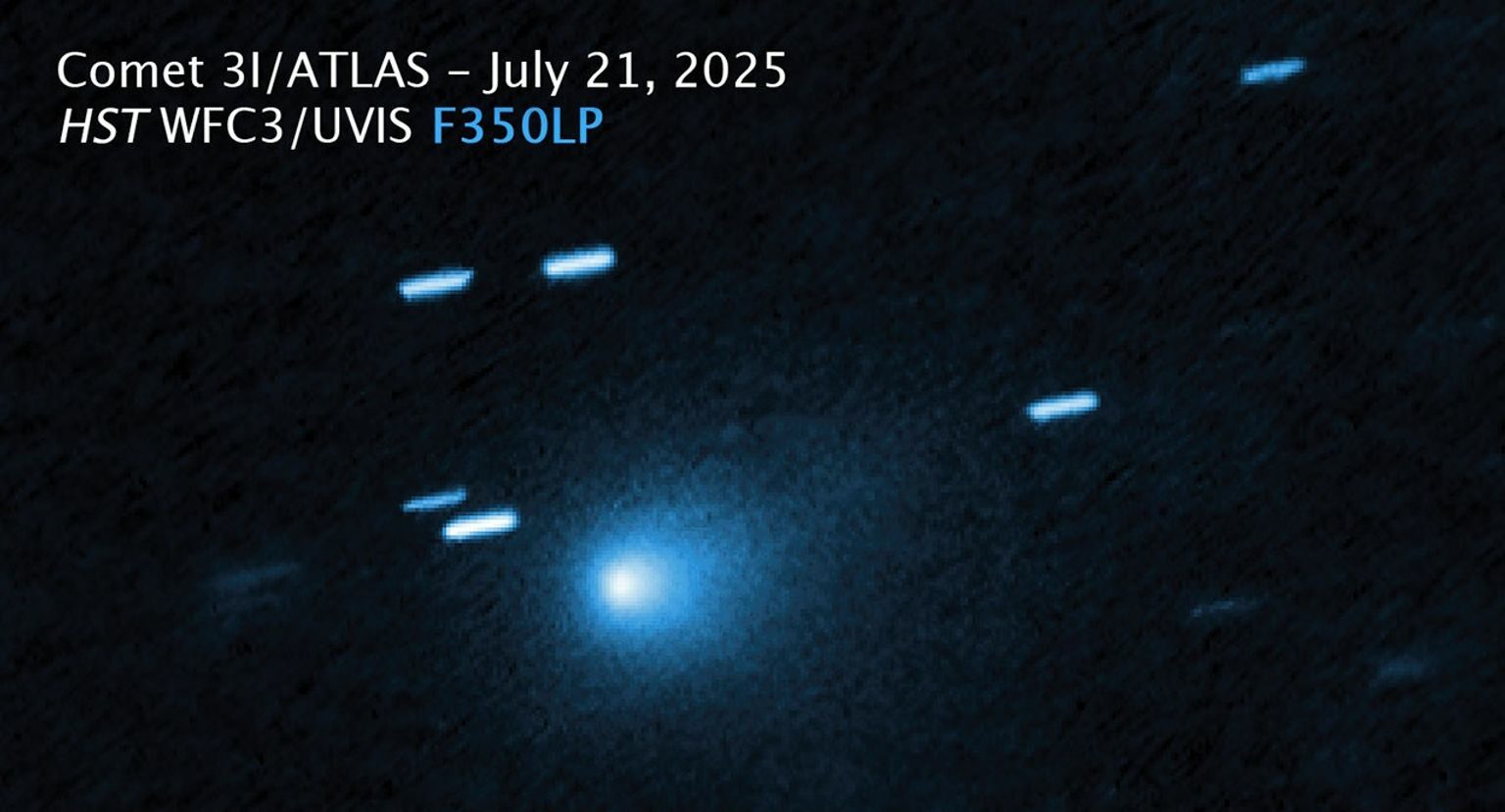 NASA revela novas imagens do cometa interestelar 31/ATLAS