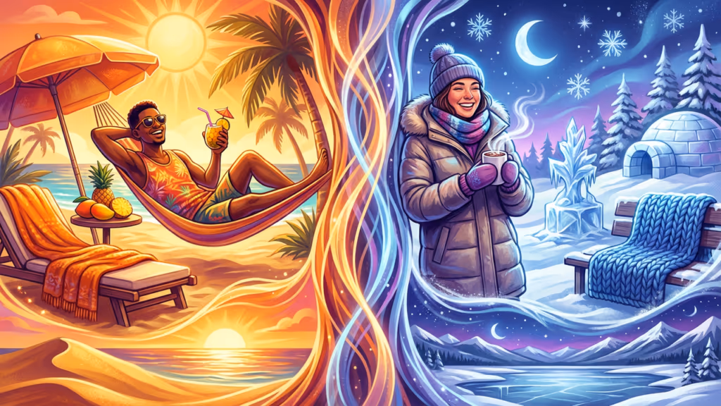 O que significa quando uma pessoa gosta mais de calor do que de frio, segundo a psicologia