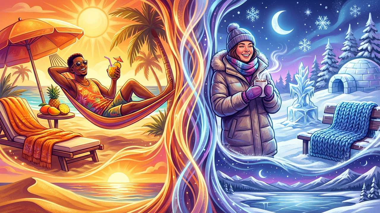 O que significa quando uma pessoa gosta mais de calor do que de frio, segundo a psicologia