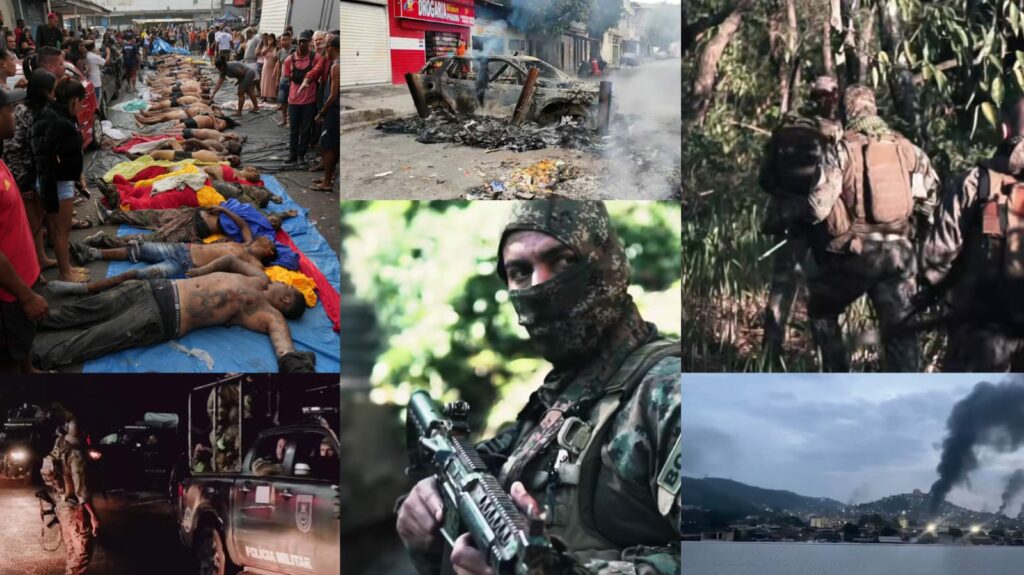 Operação Contenção expõe ao mundo a guerra interna do Brasil