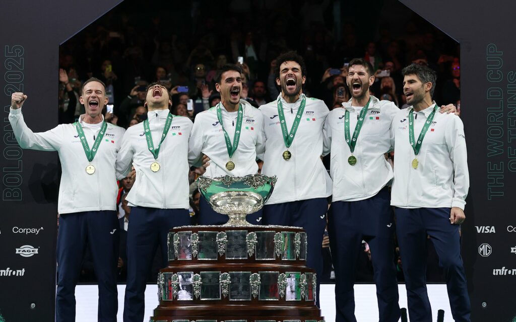 Título da Copa Davis 2025 rende premiação milionária à Itália
