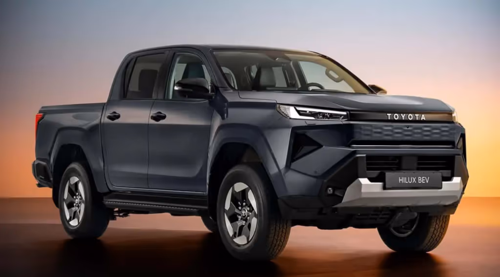 A lenda virou elétrica e ninguém esperava por esse visual da Hilux 2026