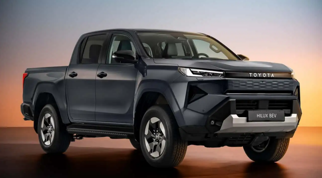 A lenda virou elétrica e ninguém esperava por esse visual da Hilux 2026