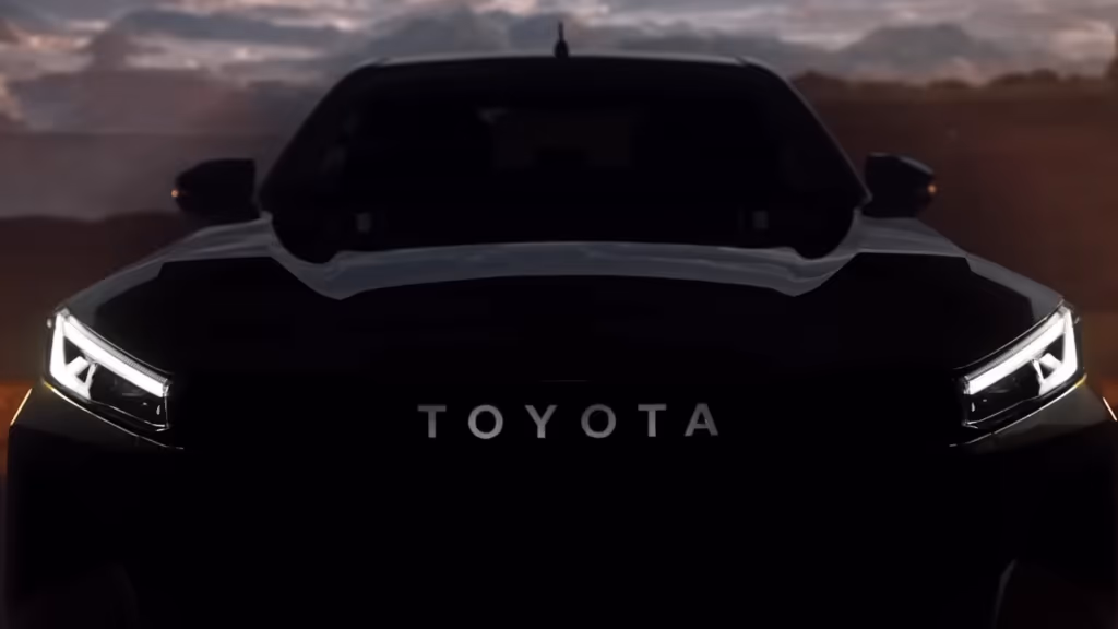A picape mais vendida da Toyota acaba de ganhar teaser e data de lançamento