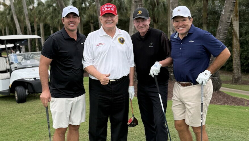 Após aviso sobre Venezuela, Trump publica vídeo jogando golfe: “Ganhar é bom”