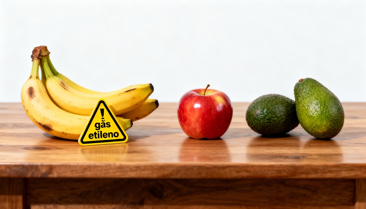 Nem na geladeira nem na despensa: O melhor lugar para guardar bananas e evitar que escureçam.