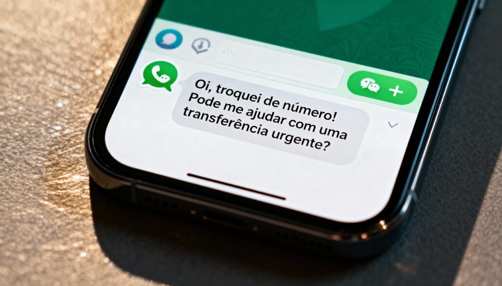 Você compartilha código por SMS e criminoso acessa seus contatos pedindo dinheiro emprestado