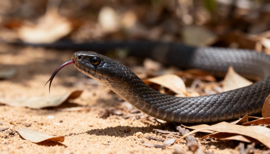 Por que as cobras movem suas línguas constantemente?