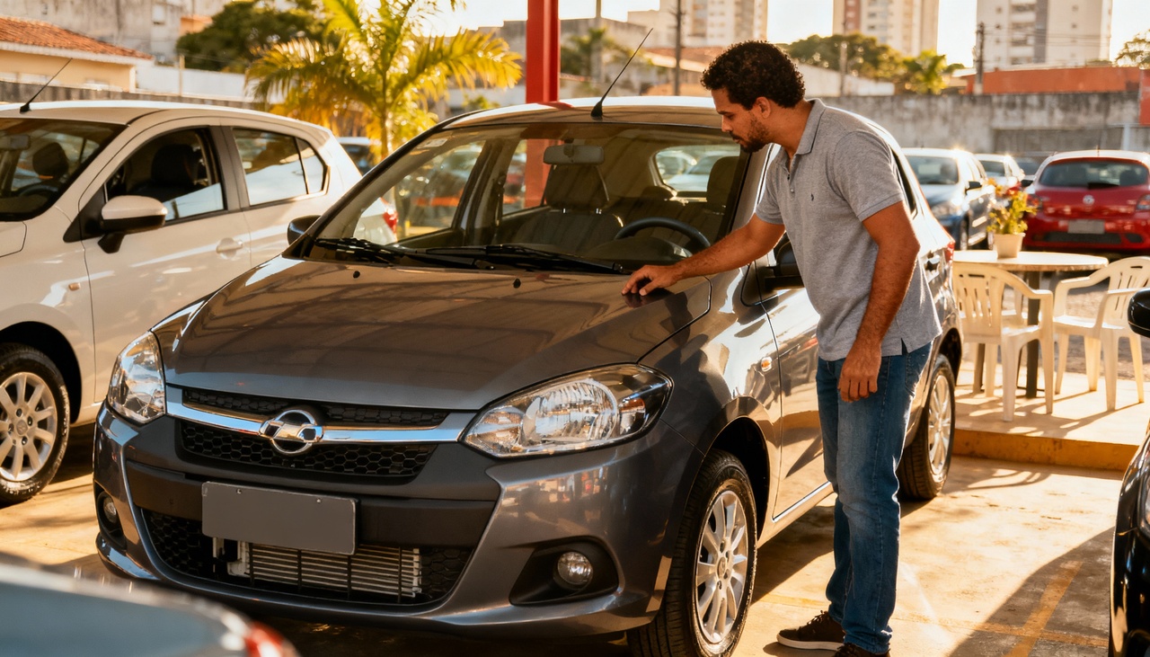 Carros até R$ 40 mil com ar, direção e airbag que ainda valem a pena comprar em 2025