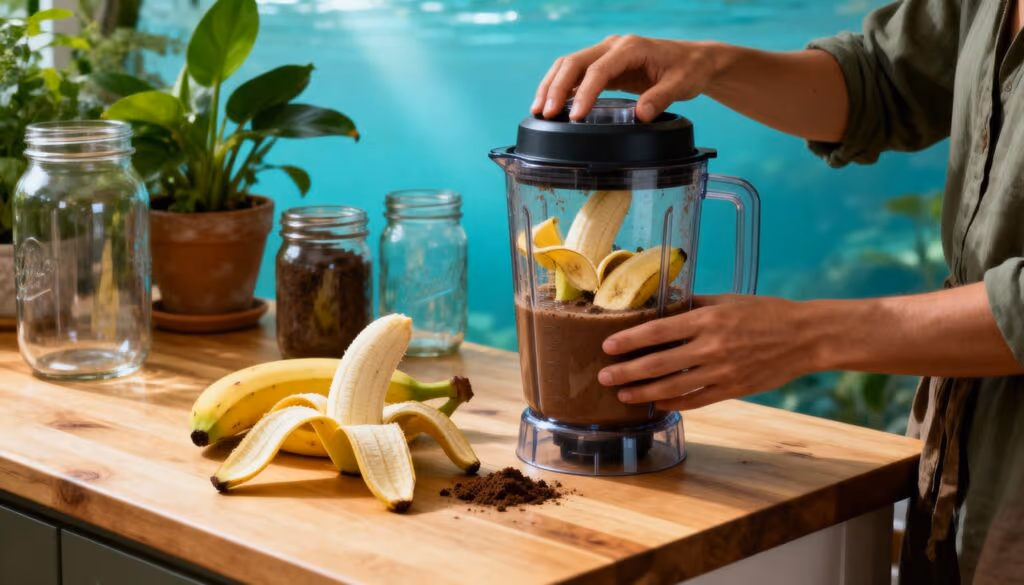 Misturar cascas de banana com água: Por que é recomendado e quais os seus benefícios.